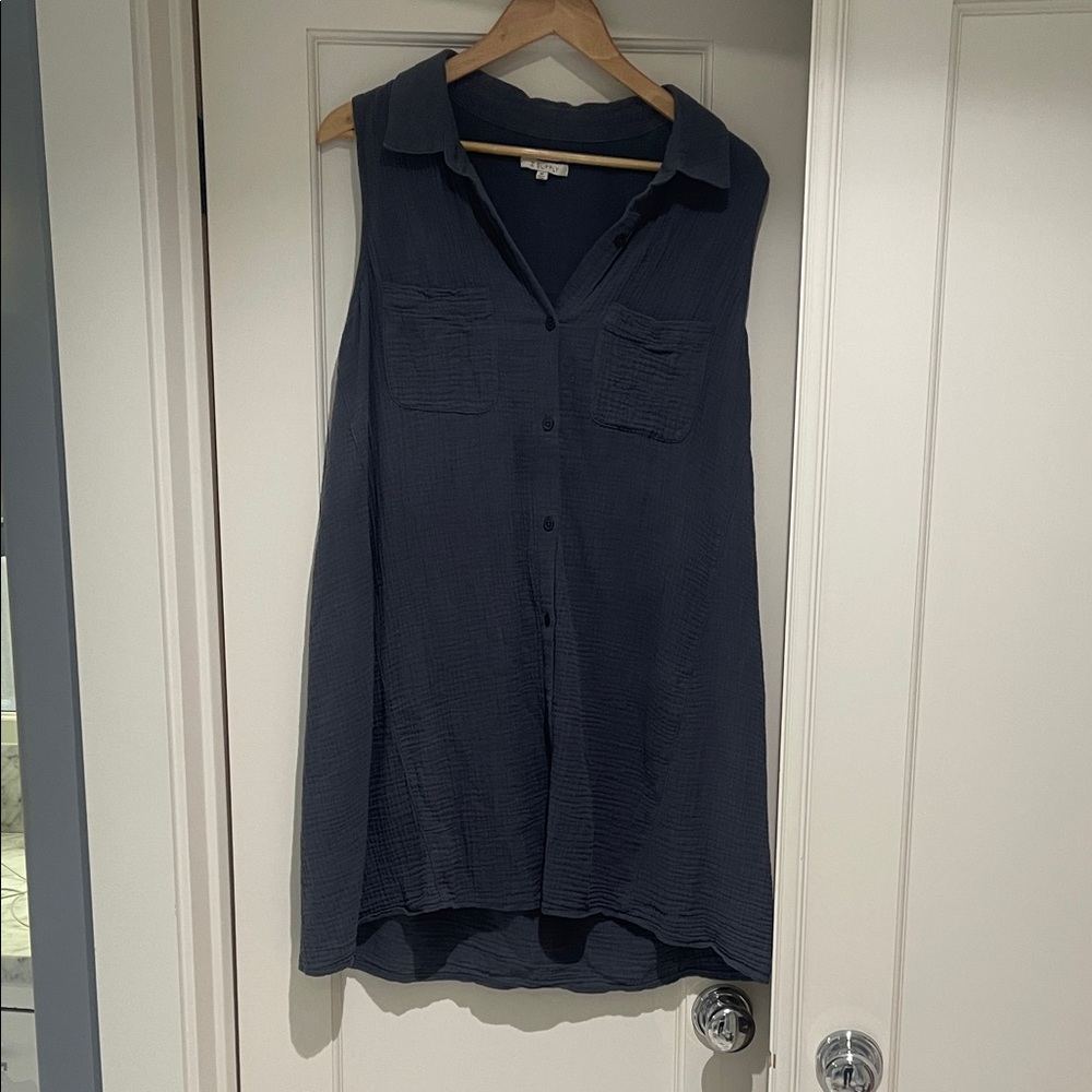 Z Supply Sleeveless Dark Blue Dress